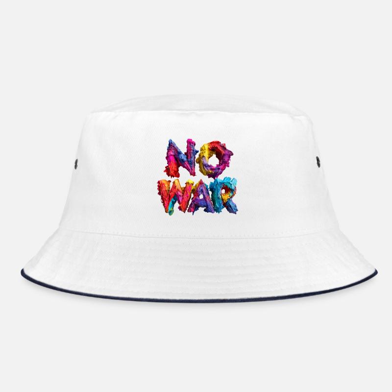 No War Color Explosion Bucket Hat