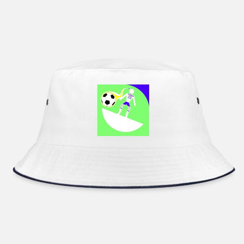 20 Pablito - Bucket Hat - Weiß/Navy