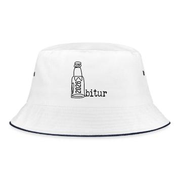 ABI PARTY 2026 ABITUR - Bucket Hat - white/navy - Front