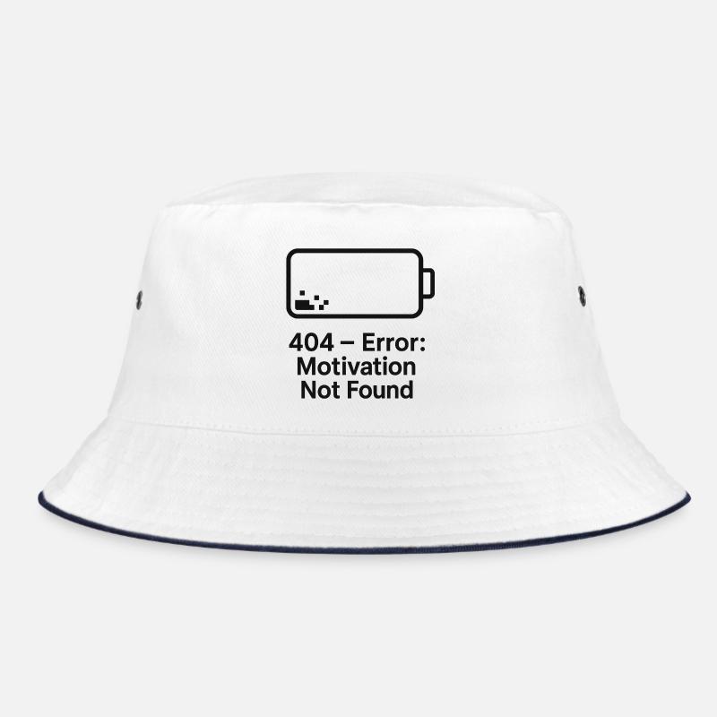 Error 404 Motivation not found Bucket Hat