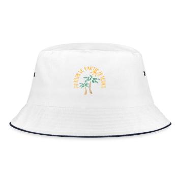 Palmes et Soleil Vacances - Bob - blanc/marine - Devant