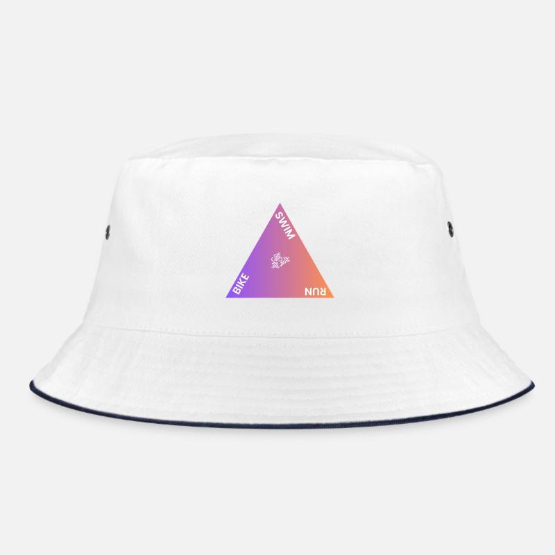 Triathlon Dreieck Gradient Bucket Hat