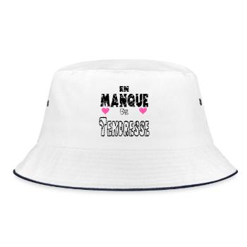 In Need of Tenderness - Bucket Hat - white/navy - Front
