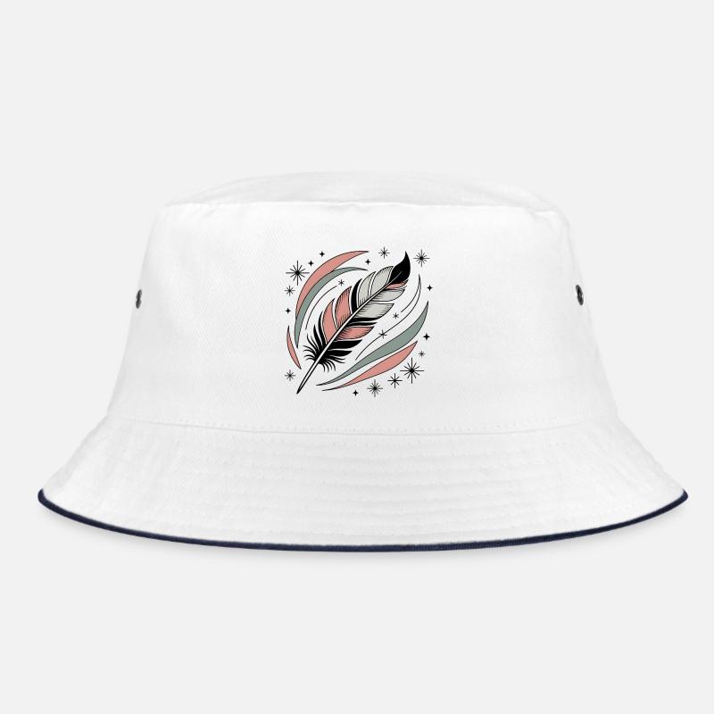 Boho Seele Feder Bucket Hat