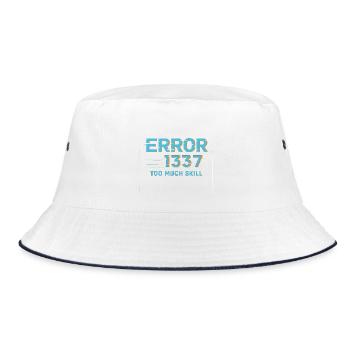 Error1337 Trop de compétences - Bob - blanc/marine - Devant