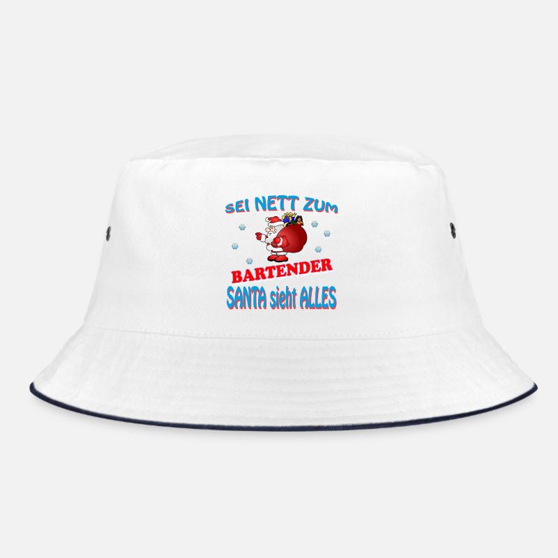 SANTA BARTENDER Bucket Hat
