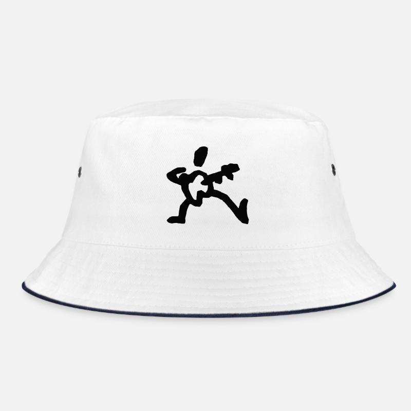 Braconnier-noir - Bob - blanc/marine