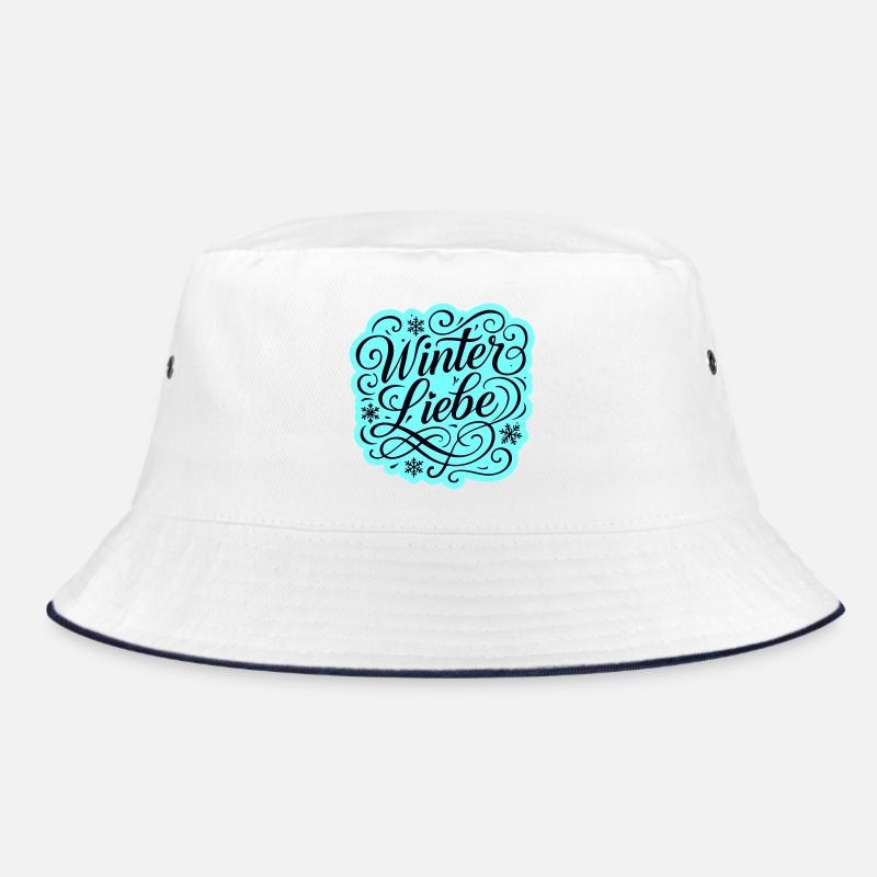 Winter Liebe Herz Winterlich Bucket Hat