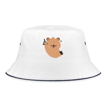 Trajet fatigué de Capybara - Bob - blanc/marine - Devant