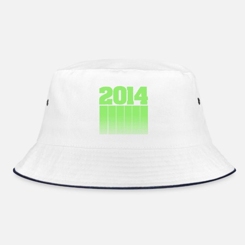 2014 2014 - Bucket Hat - Weiß/Navy