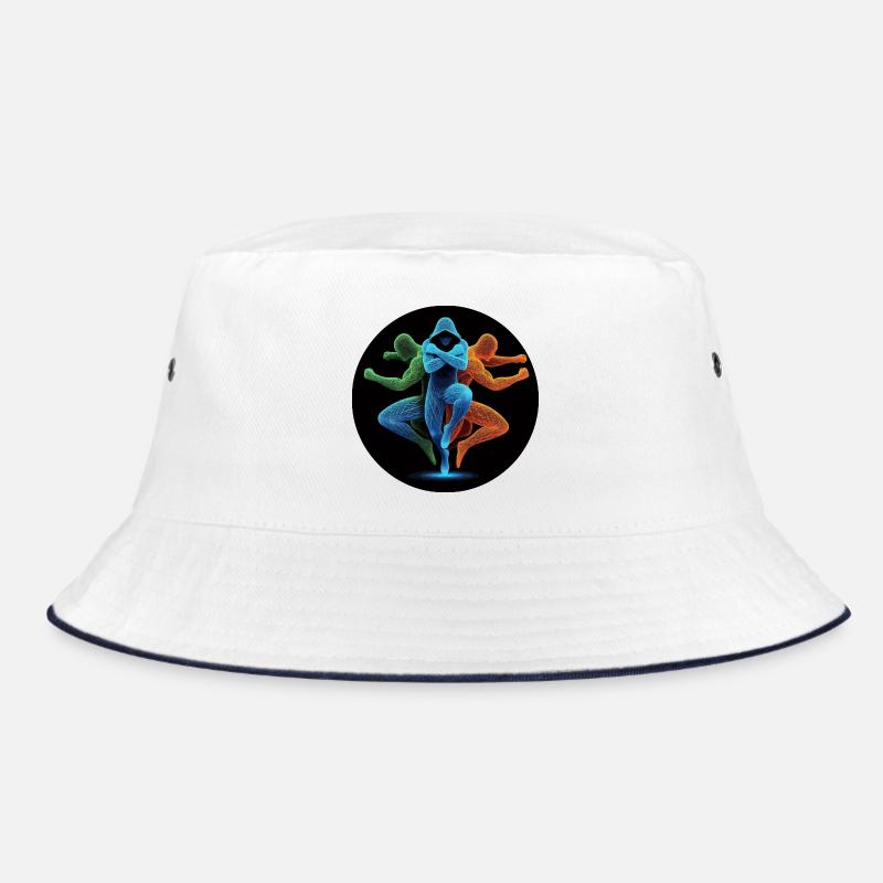 Colorful trinity Bucket Hat