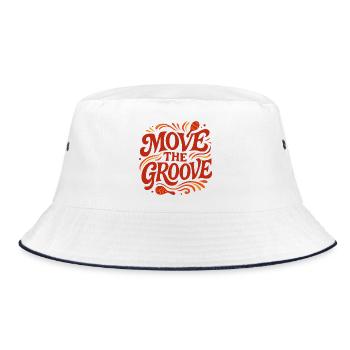 MOVE THE GROOVE Maracas : Rythme Latino - Bob - blanc/marine - Devant