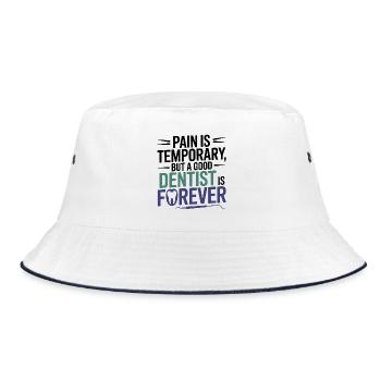 Dental Professional Life Oral Care  - Bucket Hat - white/navy - Front