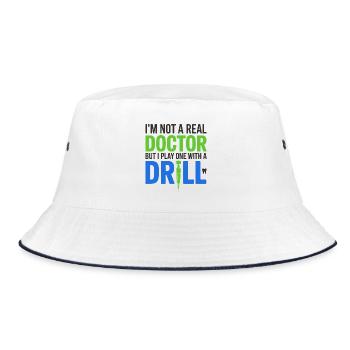 Dental Professional Life Oral Care  - Bucket Hat - white/navy - Front
