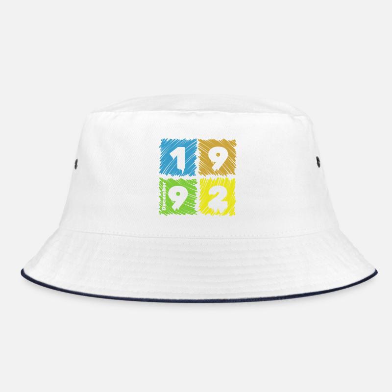 33. Geburtstag Farbige Patches since 12/1992 Bucket Hat