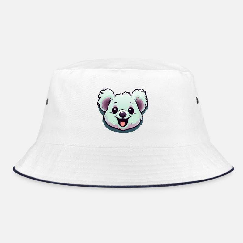 Koala rieur - Bob - blanc/marine
