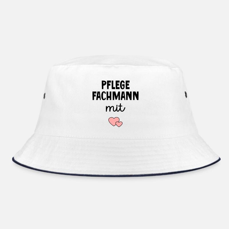 Pflege Pflegefachmann mit Herz Bucket Hat