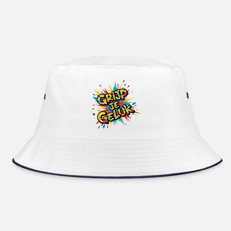Schnapp dir dein Glück in der bunten Explosion Bucket Hat