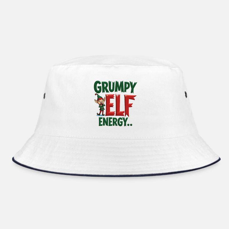 Grumpy Elf Energy Grumpy Imp Bucket Hat