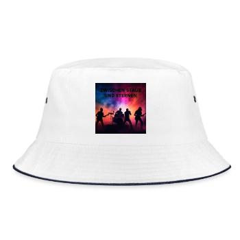 Between dust and stars - Bucket Hat - white/navy - Front