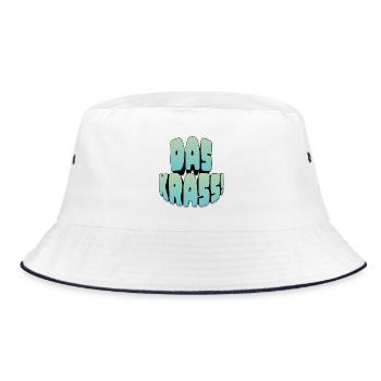 That's awesome! - Bucket Hat - white/navy - Front