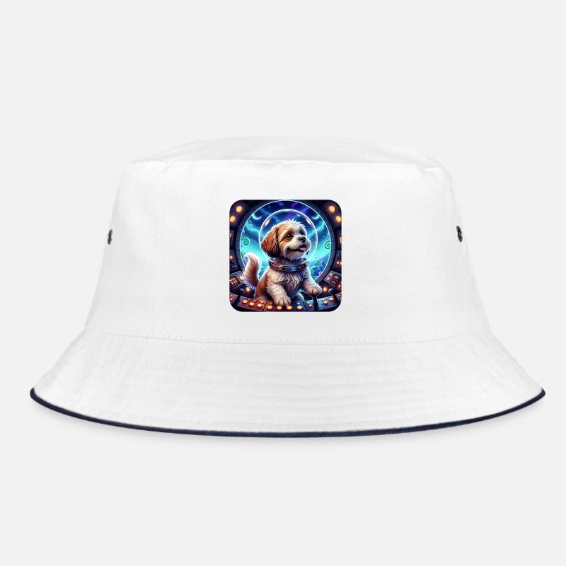 Cosmic Pup in Space Capsule Bucket Hat