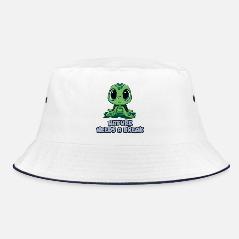 Nature Needs a Break - Turtle Bucket Hat