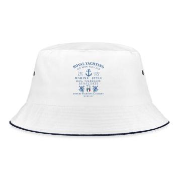 Style Royal Marin Crest - Bob - blanc/marine - Devant