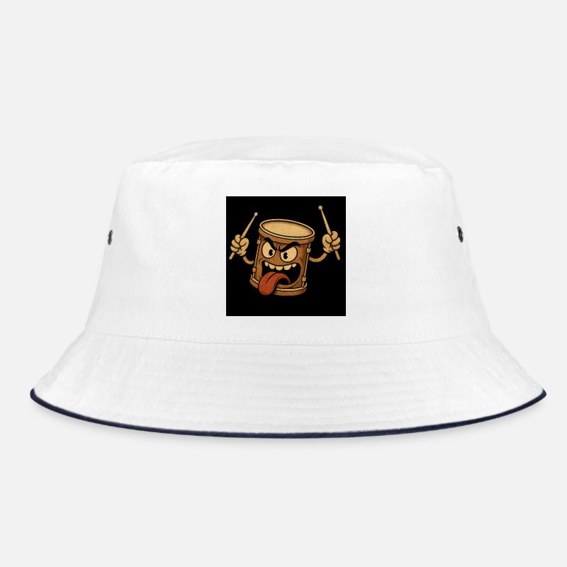 Aggressive Drum Monster Bucket Hat