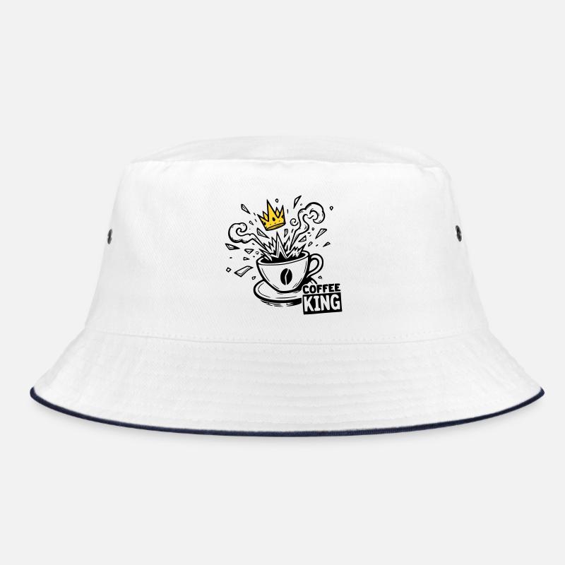 Grind or Die: coffee king krone graffiti kaffee Bucket Hat