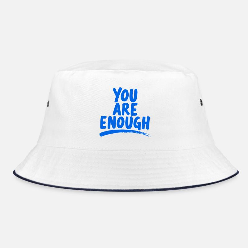 You Are Enough Du bist genug Power Spruch Bucket Hat