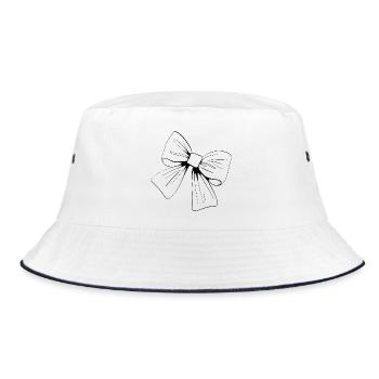 Loop - Bucket Hat - white/navy - Front
