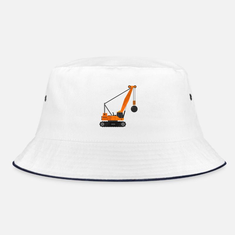Wrecking ball crane Bucket Hat