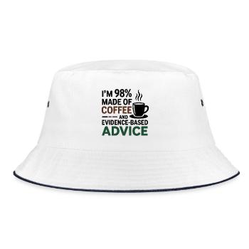 Diététicien à conseils fondés sur des preuves à 98 % de café - Bob - blanc/marine - Devant