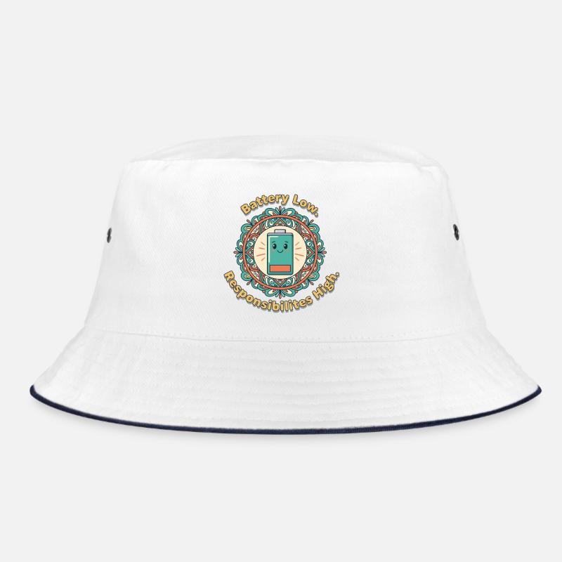 Battery Low Mandala Bucket Hat