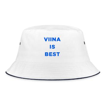 LA VODKA, C’EST LE MEILLEUR - Bob - blanc/marine - Devant