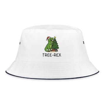 Tree-Rex – Style Noël moche - Bob - blanc/marine - Devant