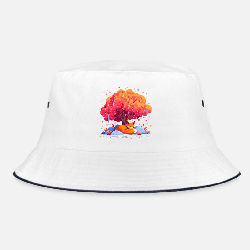 Fuchs unter Herbstbaum Bucket Hat