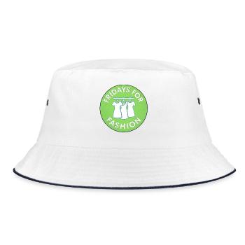 Fridays for Fashion Clothing Hanger - Bucket Hat - white/navy - Front