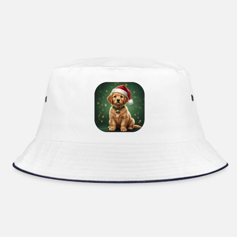 Cloche de Noël du Bébé Père Noël - Bob - blanc/marine