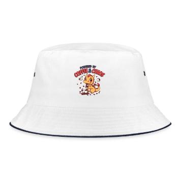 Dragon Café Chaos - Bucket Hat - white/navy - Front
