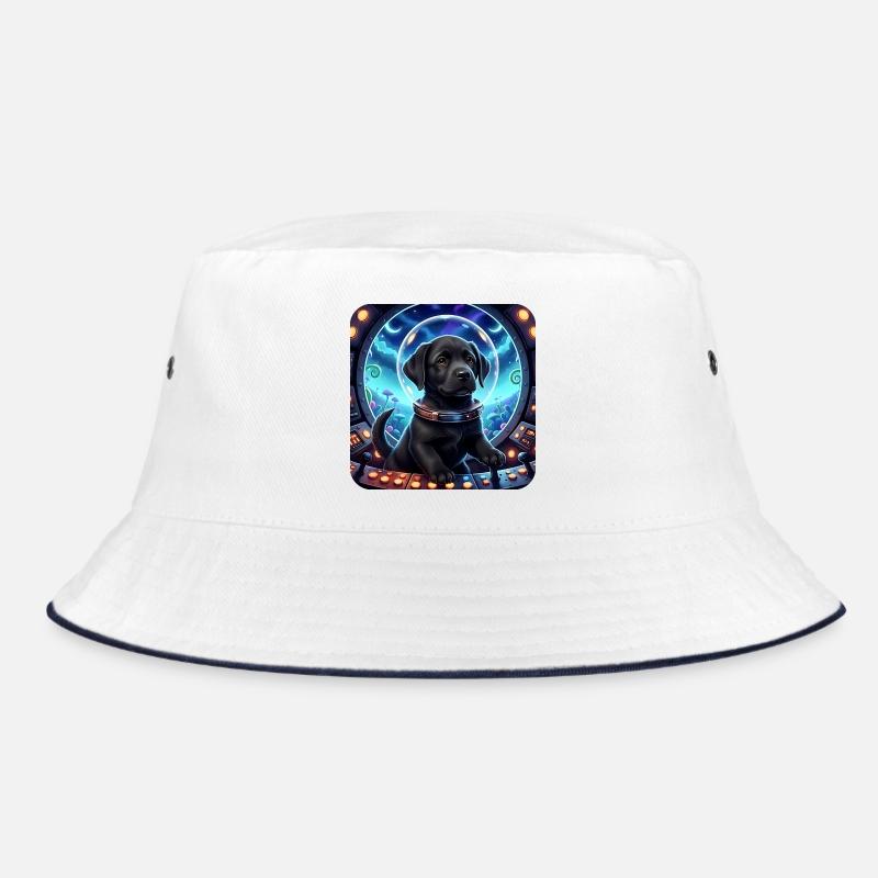 Cosmic Pup dans le cockpit spatial - Bob - blanc/marine