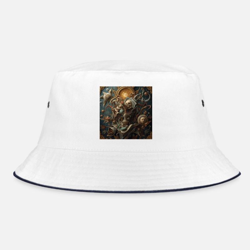 Baroque Surrealism with Dead Time Bucket Hat