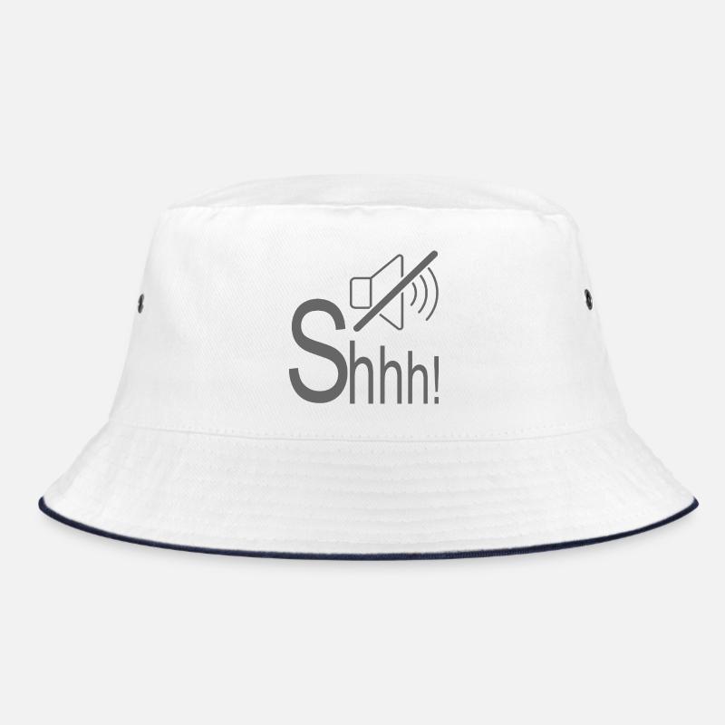 Flüstern leises Pssst. Bucket Hat