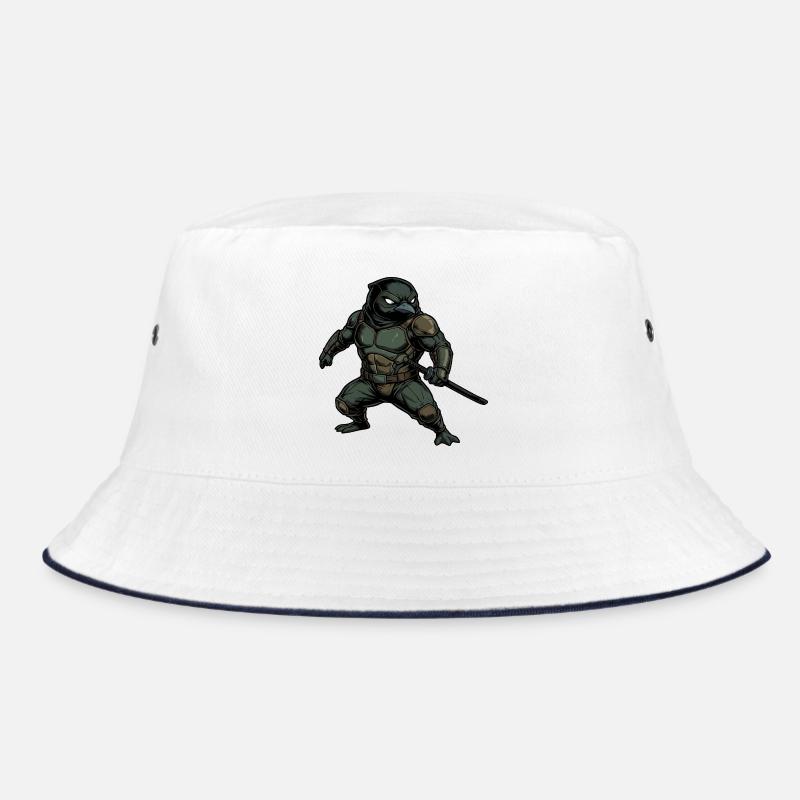 Fierce Penguin Ninja Bucket Hat