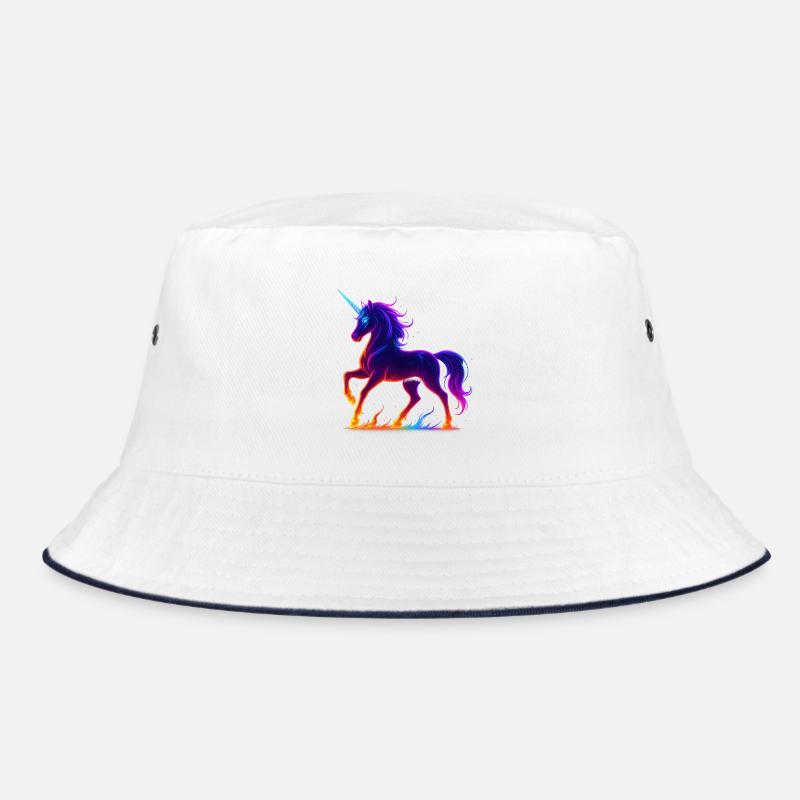 Flaming Neon Corn Bucket Hat