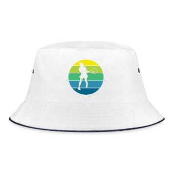 Tennis - Bucket Hat - white/navy - Front