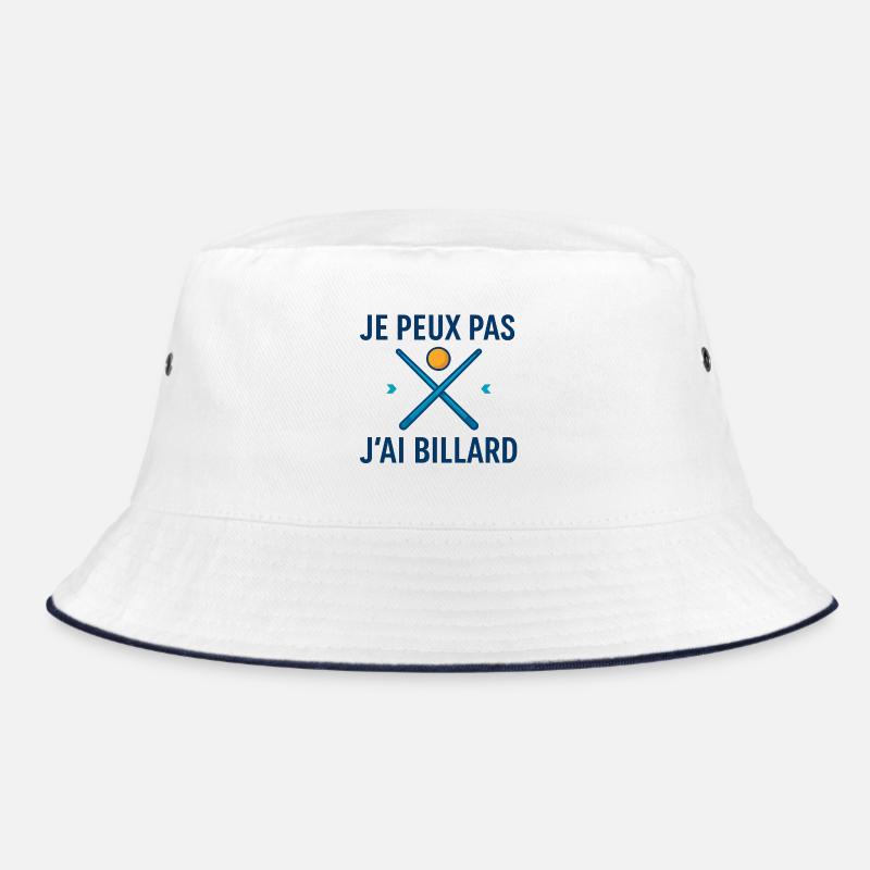 Ich kann nicht, ich habe Billard Bucket Hat