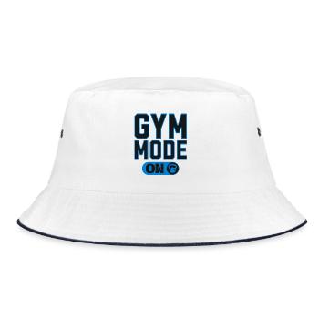 Mode salle activé – Conception de la force fitness - Bob - blanc/marine - Devant