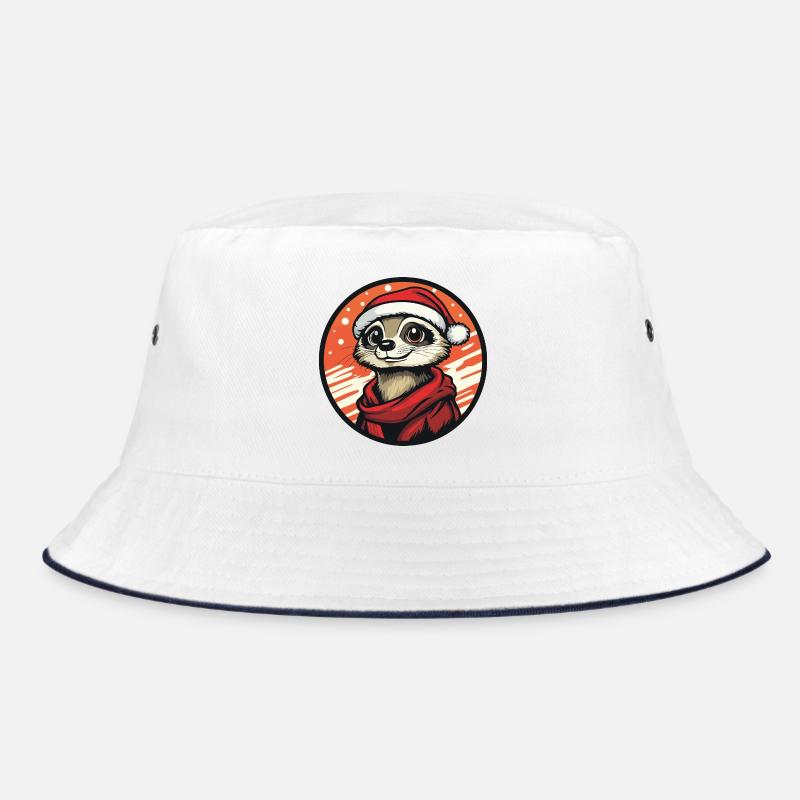 Erdmännchen  mit Santa-Hut Bucket Hat